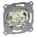 MTN3615-0000 - Two-circuit switch insert 1 pole, flush-mounted, 16 AX, AC 250 V, screwl. term., MTN3615-0000, Schneider Electric