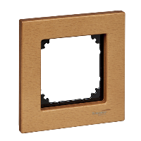 MTN4051-3470 - Wood frame, 1-gang, Beech, M-Elegance, Schneider Electric