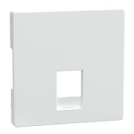 MTN4215-6035 - Coverl plate for telephone socket, RJ11/RJ12, lotus white, MTN4215-6035, Schneider Electric