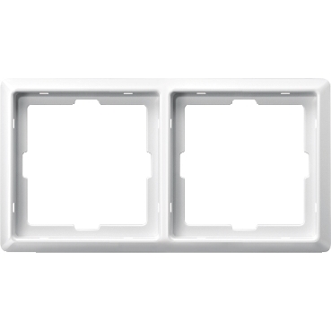 MTN481219 - Artec frame, 2-gang, polar white, Schneider Electric