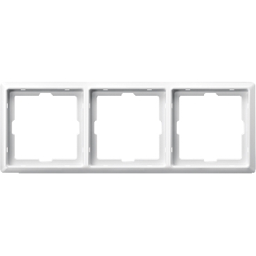 MTN481319 - Artec frame, 3-gang, polar white, Schneider Electric