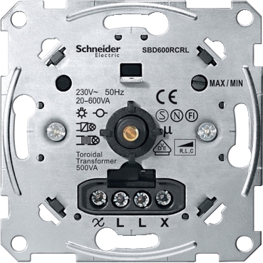 MTN5139-0000 - Insert variator de lumina rotativ, 20-600 W/VA, Schneider Electric