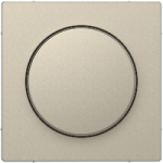 MTN5250-6033 - Central plate, Merten System M, with rotary knob, sahara, MTN5250-6033, Schneider Electric