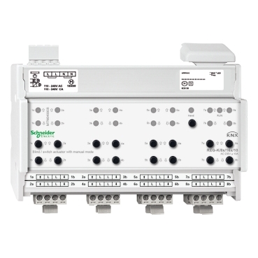 MTN649908 - Element actionare comutator/storuri REG-K/8x/16x/10 cu mod manual, gri deschis, Schneider Electric