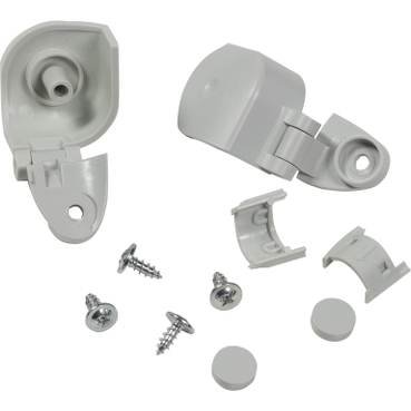 NSYAEDH20TB - Hinges, for cover-depth 20 mm. In thermoplastic PC with screws., Schneider Electric