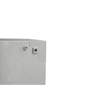 NSYCEPLMCG - blanking corner plate thermoplastic for PLM65, 75 and 86, Schneider Electric