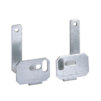 NSYEDCOS - Set of 2 brackets for earthing collector bar for Spacial WM enclosures., Schneider Electric
