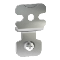 NSYPFC2X - 4 wall fixing brackets in stainless steel AISI 316L for Spacial S3X, Schneider Electric