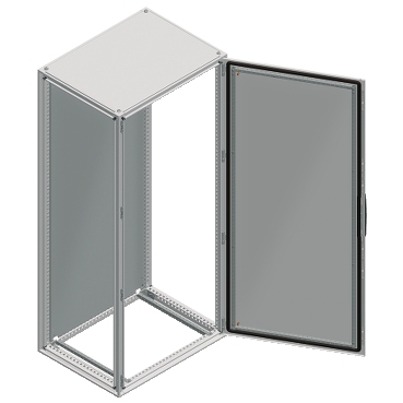 NSYSF14640P - Spacial SF enclosure with mounting plate - assembled - 1400x600x400 mm, Schneider Electric