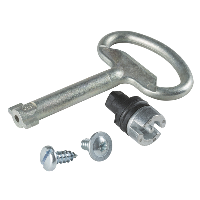 NSYTDBCRN - Double bar lock insert 3mm (standard), material: zamac., Schneider Electric