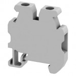 NSYTRV22M - Linergy mini passthrough block - 2.5mmp 24A single-level 1x1 screw - grey, Schneider Electric