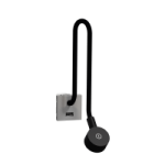 NU360330 - Noua Unica, Veioza + priza de incarcare USB tip A, aluminiu, NU360330, Schneider Electric