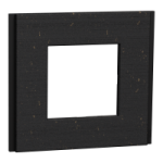 NU600274 - Cover frame, New Unica Deco, 1 gang, black, NU600274, Schneider Electric