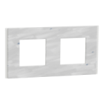 NU600473 - Cover frame, New Unica Deco, 2 gangs, sustainable white, NU600473, Schneider Electric