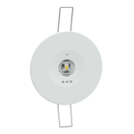 OVA48954 - Emergency luminaire, Exiway Smartbeam Activa Dicube, recessed, escape route, 3h, 220lm, IP42, white, OVA48954, Schneider Electric