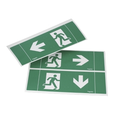 OVA53129 - Exiway Easyled - ISO pictogram stickers for Exiway Easyled / Pyros Esi, Schneider Electric