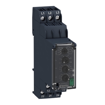 RM22TR31 - three-Phase Voltage control relay 200..240Vac, 2 C/O, Schneider Electric