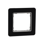 SDD361801 - Sedna Elements, Rama simpla, sticla neagra, SDD361801, Schneider Electric