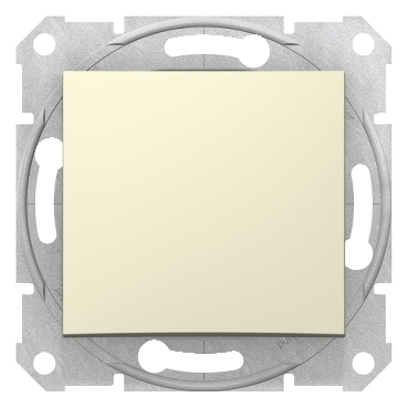 SDN0500147 - Sedna - intermediate switch - 10AX without frame beige, Schneider Electric