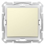 SDN0500347 - Sedna - intermediate switch - 10AX IP44 without frame beige, Schneider Electric