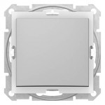 SDN0500360 - Sedna - intermediate switch - 10AX IP44 without frame aluminium, Schneider Electric