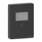 SLABLCX - Sensor, SpaceLogic SLA Series, room, CO2, temperature, segmented LCD, analog outputs with optimum black housing, SLABLCX, Schneider Electric