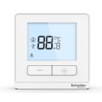 SLEASLXXB - EasyLogic, Senzor de temperatura cu afisaj LCD si control al punctului de setare, SLEASLXXB, Schneider Electric