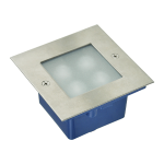 SPOT LED DE PARDOSEALA GRF001/T2 SMD 1W 3000K IP65 GRI, ELMARK 96GRFLED001/T2W