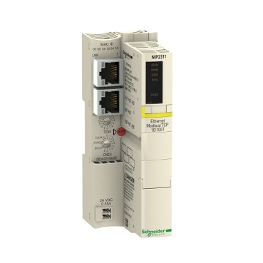 STBNIP2311 - standard Network Interface Module STB - Ethernet modbus TCP/IP - 10...100 Mbits, Schneider Electric