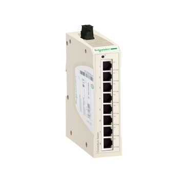TCSESU083FN0 - Ethernet TCP/IP switch - ConneXium - 8 ports for copper, Schneider Electric