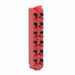 TM5ACTB52FS - Modicon TM5, Safety coded terminal block, 12 contacts, red, quantity 1, TM5ACTB52FS, Schneider Electric
