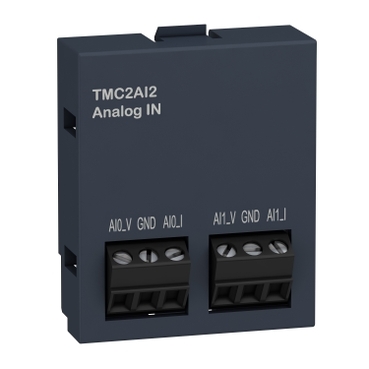 TMC2AI2 - cartus M221 - 2 intrari analogice in curent - extensie I/O, Schneider Electric