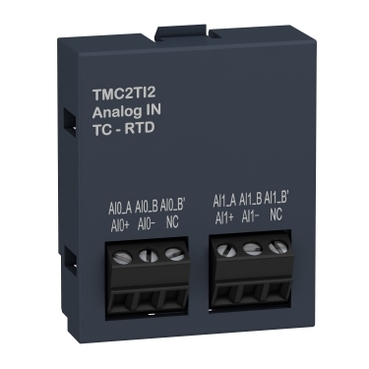 TMC2TI2 - cartus M221 - 2 intrari in temperatura - extensie I/O, Schneider Electric