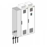 VW3AP0710 - connection enclosure cable from bottom, with plinth, Altivar Process ATV600, Altivar Process ATV900, for Drive Systems 110 to 315kW, VW3AP0710, Schneider Electric
