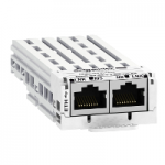 VW3AP3720 - communication module Modbus TCP/EtherNet IP, Altivar, 10/100Mbps, 2 x RJ45 connectors, VW3AP3720, Schneider Electric