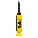 XACA04834490 - Pendant control station, Harmony XAC, empty, plastic, yellow, 4 push buttons, XACA04834490, Schneider Electric