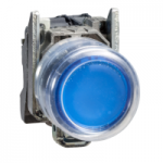 XB4BP683B5EX - Buton Luminos Albastru, Ã˜ 22, 24 V, Atex, XB4BP683B5EX, Schneider Electric