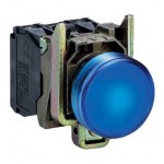Indicator cu LED integrat, 24V, Culoare Albastra, XB4BVB6, Schneider Electric