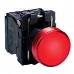 Indicator luminos cu LED integrat, 24V, Culoare Rosie, XB5AVB4, Schneider Electric (multiplu comanda: 5 buc)
