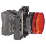 Indicator luminos cu LED integrat, 48 - 120V, Culoare Rosie, XB5AVG4, Schneider Electric