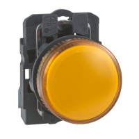 XB5AVG5 - lampa pil rot. diametru  22 - portocalie - LED integ. - 110..120 V - borne clema-surub, Schneider Electric
