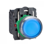 XB5AW36G5 - Buton Luminos Incastrat Albastru Ã˜22 cu Revenire 1Nd+1Ni 110, 120V, XB5AW36G5, Schneider Electric