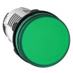 Indicator luminos, cu LED integrat 24V, Culoare Verde, XB7EV03BP, Schneider Electric (multiplu comanda: 10 buc)