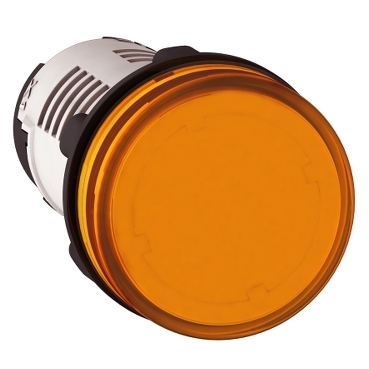 XB7EV08MP - round pilot light diametru  22 - orange - integral LED - 230..240V-screw clamp terminals, Schneider Electric