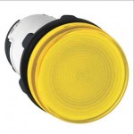 Indicator luminos cu lampa incandescenta 6 - 130V(neinclusa), Culoare Galbena, XB7EV65P, Schneider Electric