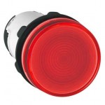 Indicator luminos cu lampa incandescenta 230V(neinclusa), Culoare Rosie, XB7EV74P, Schneider Electric