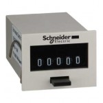 Contor totalizator cu afisaj mecanic cu 5 cifre, 24 VDC, XBKT50000U10M, Schneider Electric