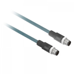 XGSZ12E1203 - OsiSense XG cablu M12/M12 D codat - Ethernet - 3m, XGSZ12E1203, Schneider Electric