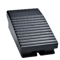 XPEA111 - intreruptor pedala simplu - IP43 - fara capac - plastic - negru - 2NI + 2ND, Schneider Electric