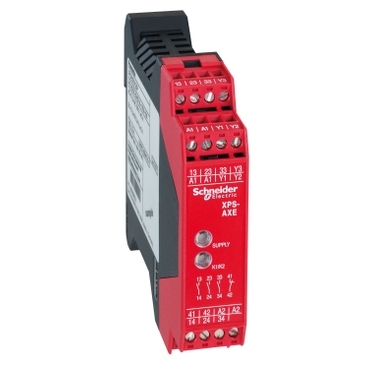 XPSAXE5120P - module XPSAXE - stop and switch monitoring - 24 V DC, Schneider Electric